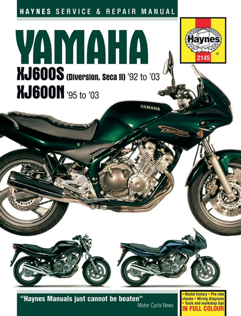 Haynes Manual - M2145 fits Yamaha XJ600S - Main Product View
