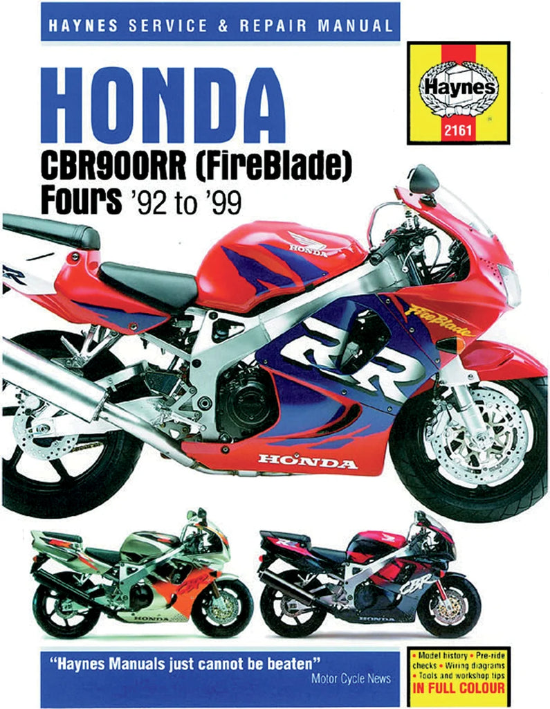 Haynes Manual - M2161 fits Honda CBR900RR - Main Product View