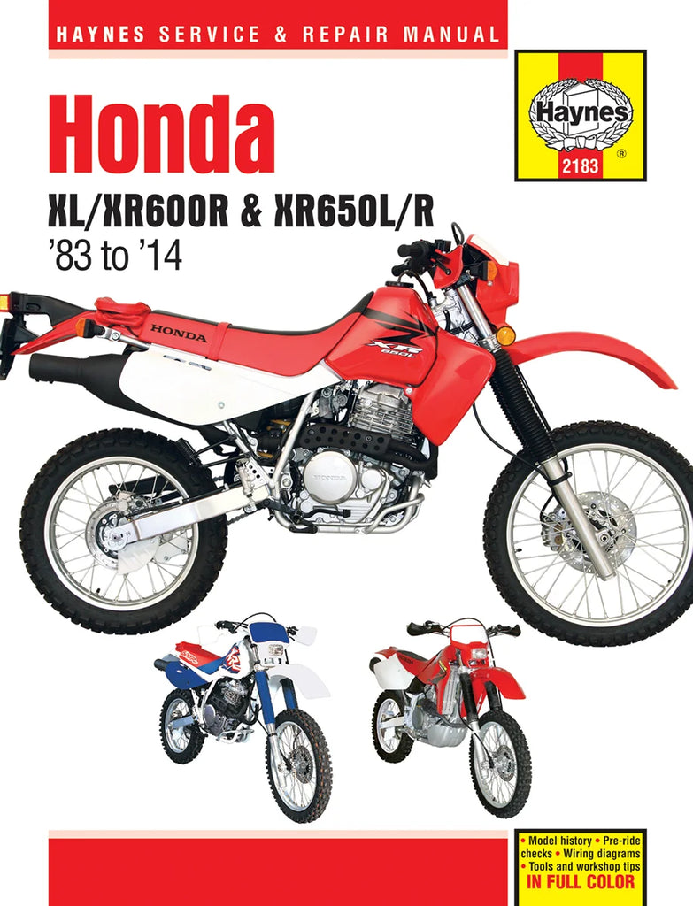Haynes Manual - M2183 fits Honda XL600R / XR600R - Main Product View