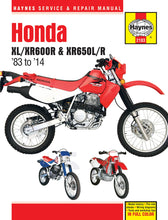 Load image into Gallery viewer, Haynes Manual - M2183 fits Honda XL600R / XR600R - Main Product View