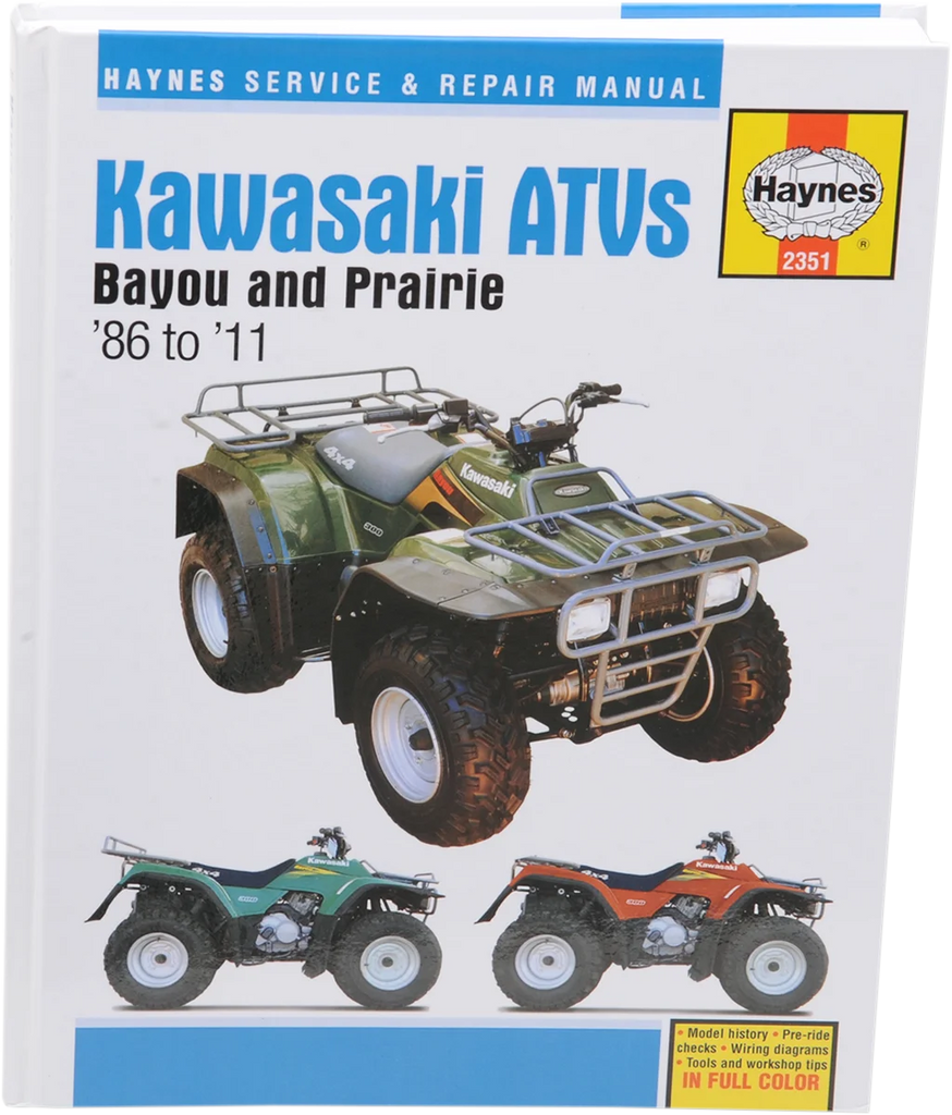 Haynes Manual - M2351 fits Kawasaki ATV - Main Product View