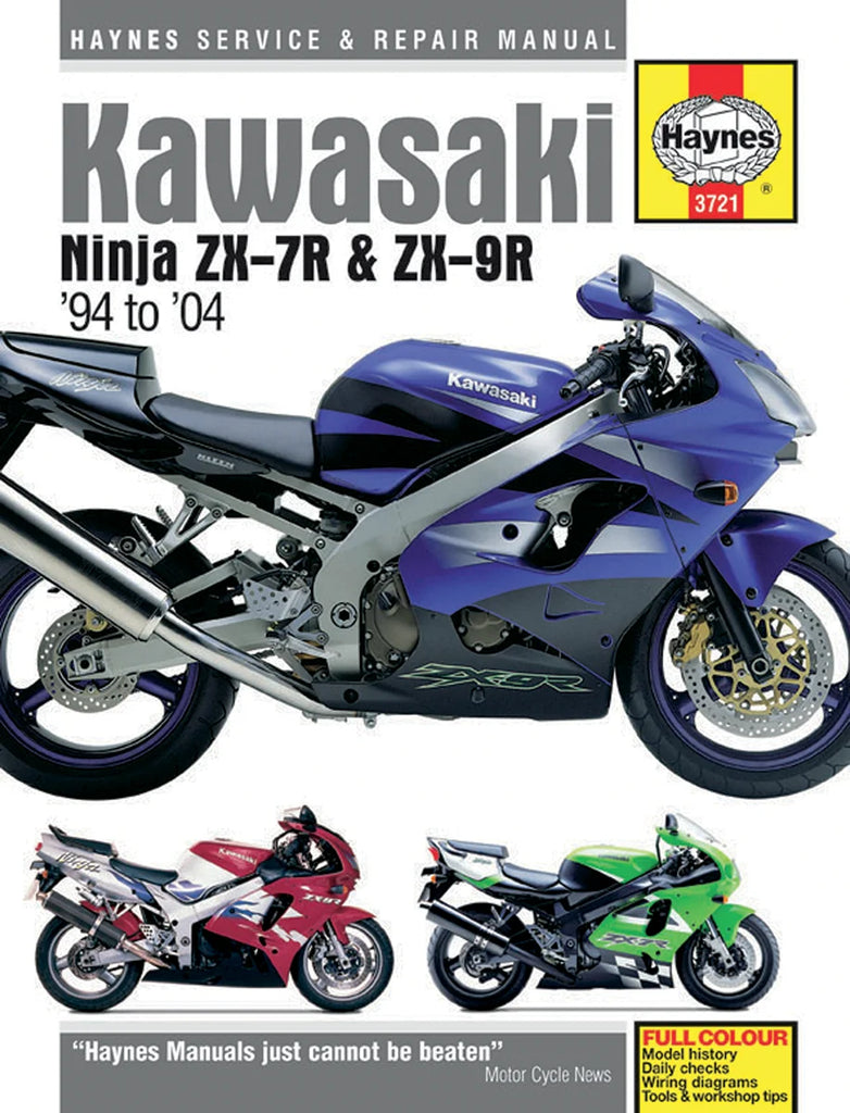 Haynes Manual - M3721 fits Kawasaki ZX750 / 900 NINJA - Main Product View