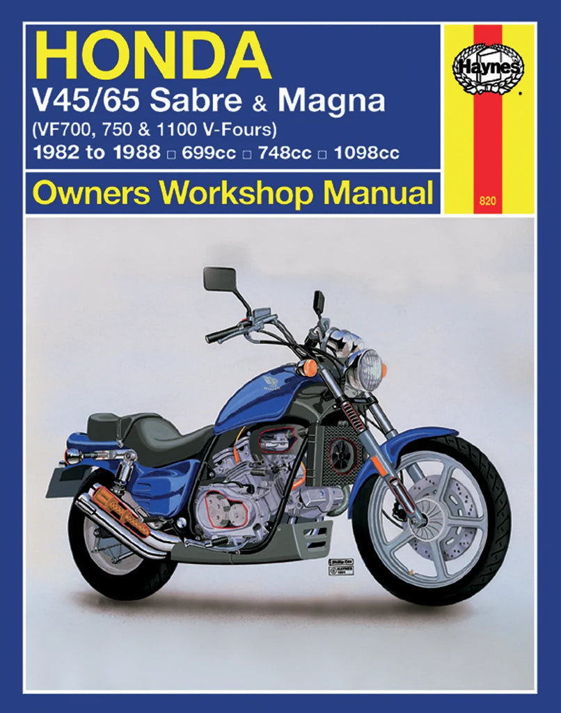 Haynes Manual - M820 fits Honda Sabre / Magna V4 - Main Product View