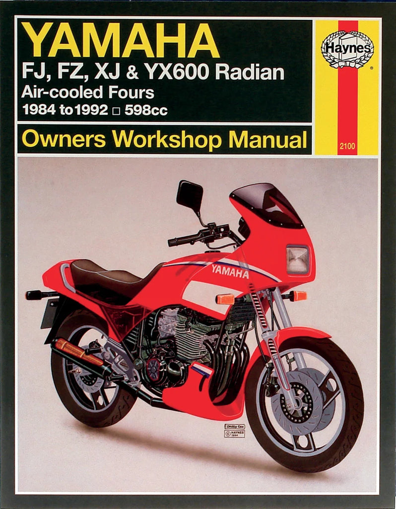 Haynes Manual - RAD600 M2100 fits Yamaha FZ - Main Product View