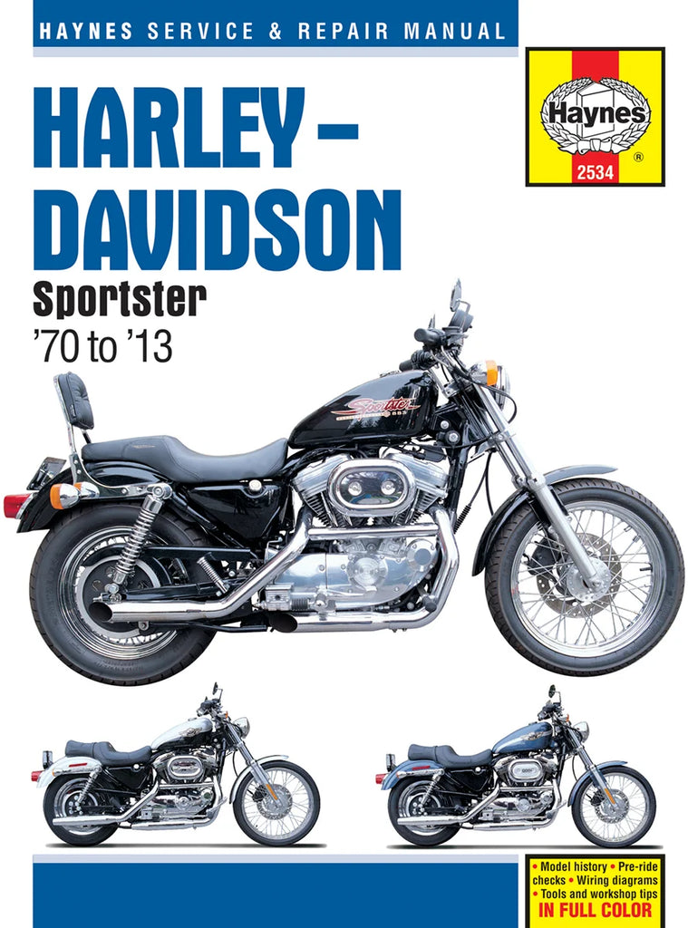 Haynes Manual - Twin Cam fits 1999-2010 Harley-Davidson - Side View