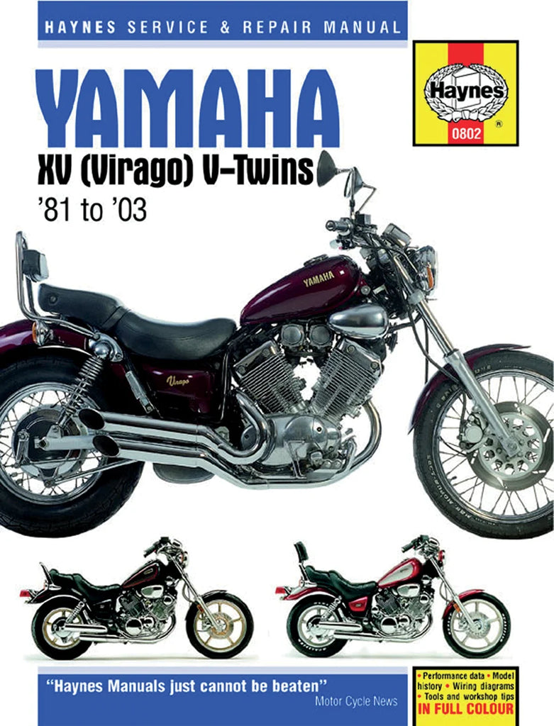 Haynes Manual - V-Twin fits Yamaha XV Virago - Main Product View