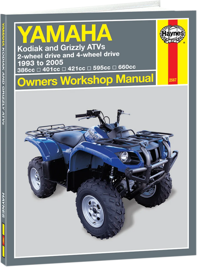 Haynes Manual - Yamaha Kodiak/Grizzly M2567 - Main Product View