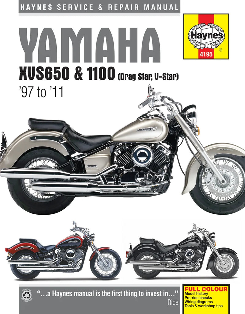 Haynes Manual - Yamaha XVS650/1100 M4195 - Main Product View