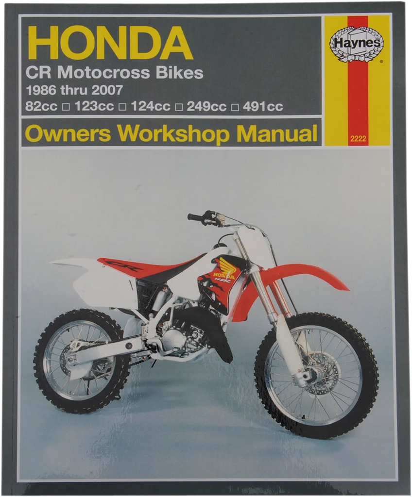 Haynes Manual fits Honda CR250 / CR500 - Main Product View