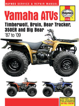 Load image into Gallery viewer, Haynes Manual fits Honda TRX4 / TRX450 - Side View