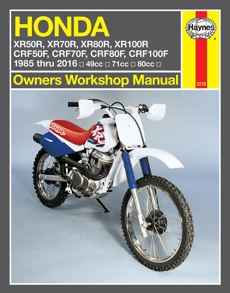 Haynes Manual fits Honda XR80R / XR100R - Main Product View