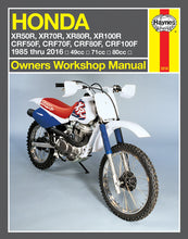 Load image into Gallery viewer, Haynes Manual fits Honda XR80R / XR100R - Main Product View
