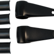 Load image into Gallery viewer, Headlamp Mounting Brackets - Black - Main Product View