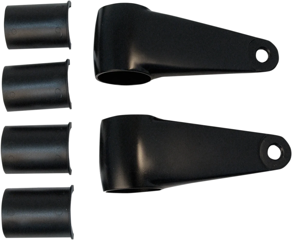 Headlamp Mounting Brackets - Black - Main Product View