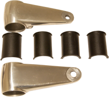 Load image into Gallery viewer, Headlamp Mounting Brackets - Black - Side View
