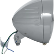 Load image into Gallery viewer, Headlight with Visor 6-1/2" - Grooved DragSpecialties 20-0338-BXLB1 - Side View