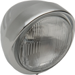 Load image into Gallery viewer, Headlight with Visor 6-1/2" - Grooved DragSpecialties 20-0338-BXLB1 - Detail View