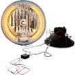 Load image into Gallery viewer, Headwinds 7" Halogen Headlight with LED Turn Signals 8-9724LEDWTCMA