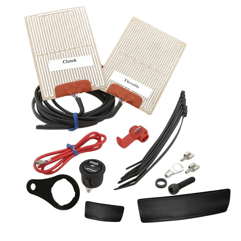 Heat Demons Grip Warmer Kit with Round Rocker Switch 210019RR fits Motorcycle