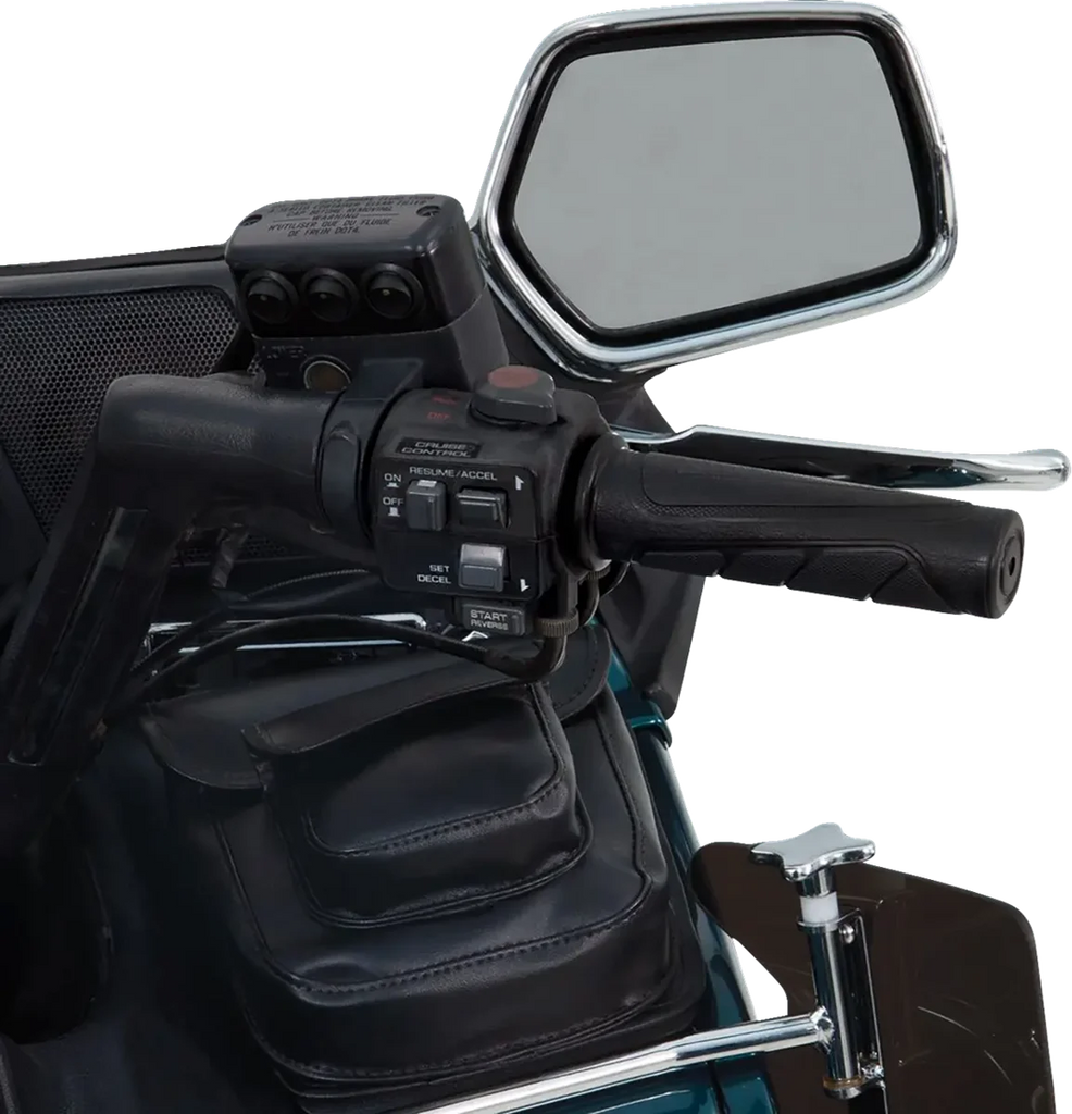 Heated Grips - Inferno - 7/8" - GL1500/1800 Show Chrome - Back View