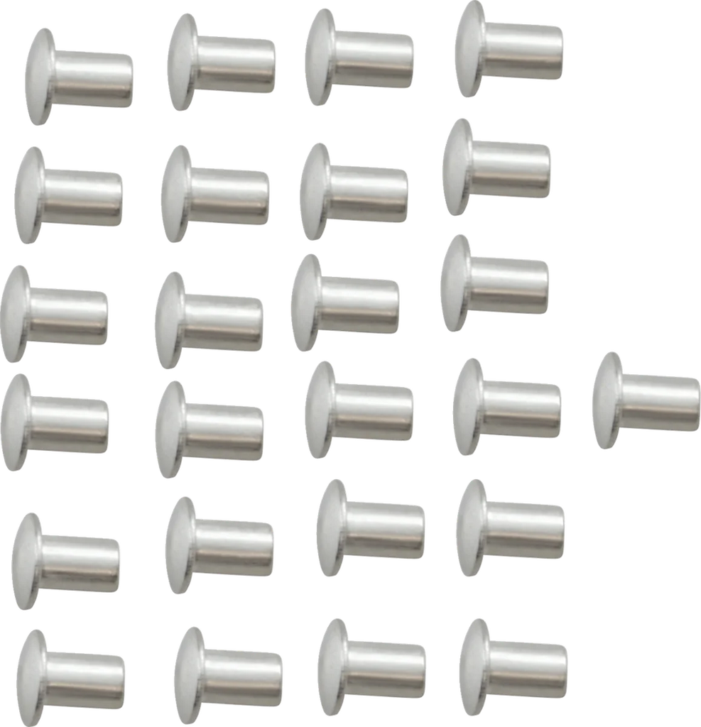 Heavy-Duty Front Fender Rivet - Stainless Steel - 1/4" x 5/15" - 25-Pack DragSpecialties 091012-HC3 - Main Product View