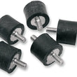 Load image into Gallery viewer, Heavy-Duty Vibration Mount - 1/4"-20 x 1/2" - 5-Pack DragSpecialties 16-0042 - Main Product View