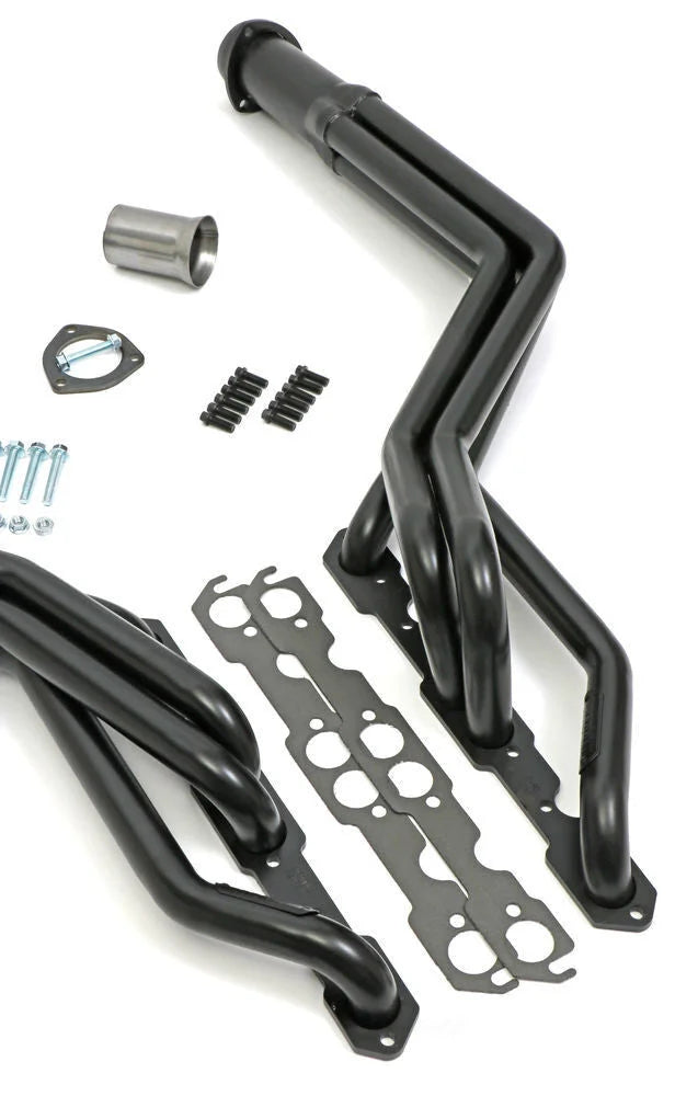 Hedman Hedders 1-1/2 in. Long-Tube Engine Swap Headers 69030 fits 1982-2004 Chevrolet / GMC / Isuzu SB Chevy 2WD - Back View