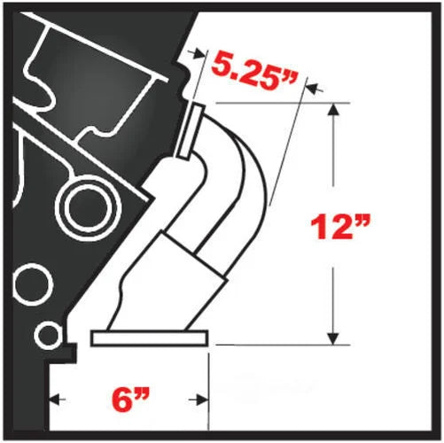 Hedman Hedders 1-3/4 in. Block Hugger Headers 68370 fits 396-502 BB Chevy Engines