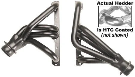Hedman Hedders 1-5/8 in Silver Mid-Length Headers fits 1957 Chevrolet Bel Air / 1957 Chevrolet One-fifty Series / 1957 Che...