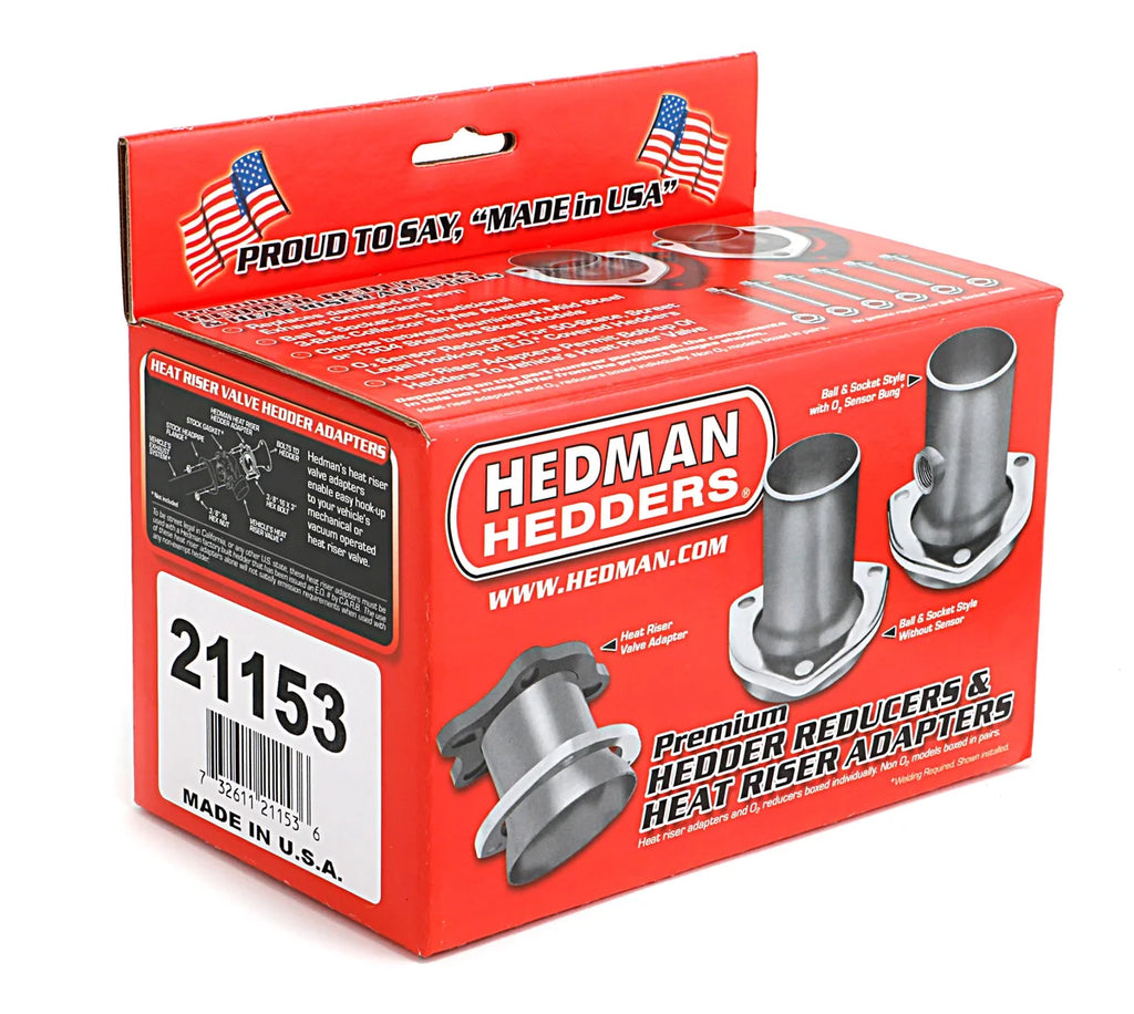 Hedman Hedders 2-1/2 in. Aluminized, Ball-Style Header Collector Conversion Kit - Installation View