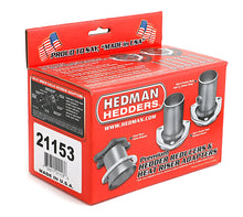 Load image into Gallery viewer, Hedman Hedders 2-1/2 in. Aluminized, Ball-Style Header Collector Conversion Kit - Installation View
