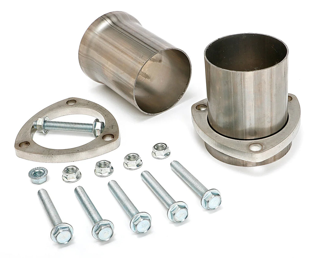 Hedman Hedders 2-1/2 in. Ball & Socket Style Header Reducers; 2-1/2 in. Exhaust; T304 Stainless - Main Product View