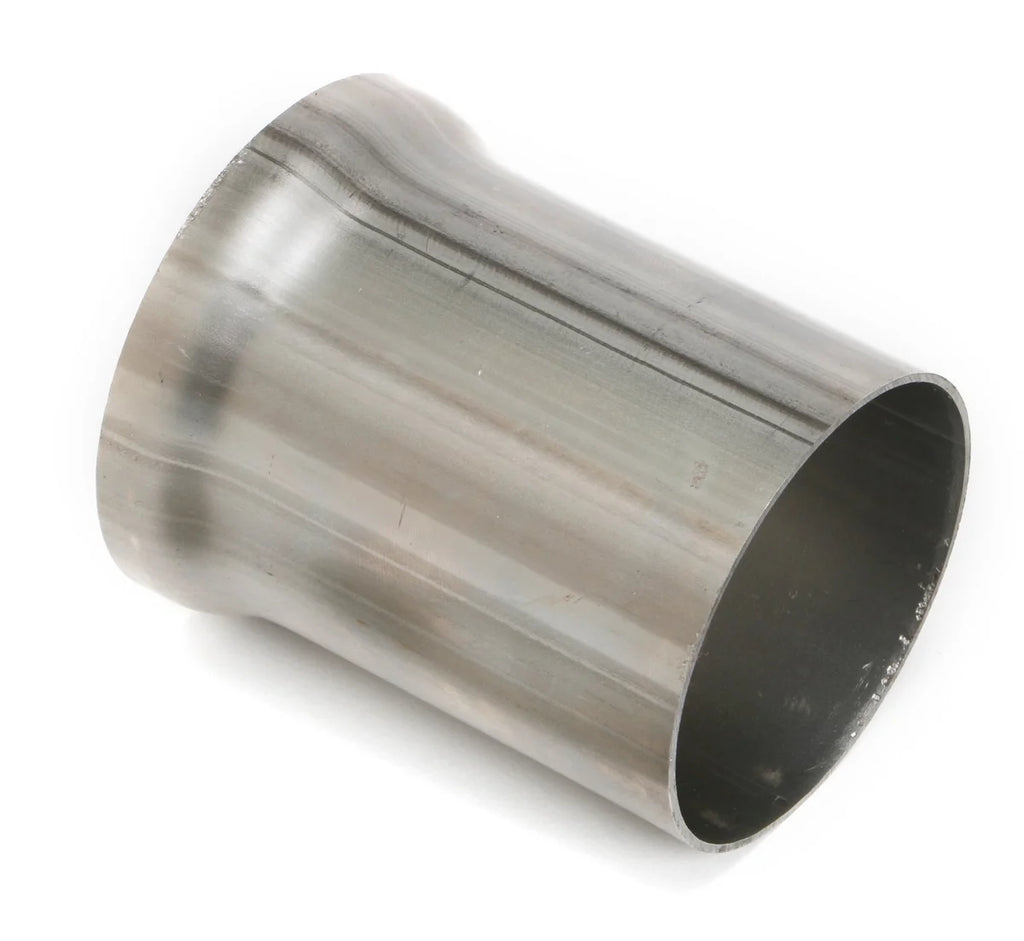 Hedman Hedders 2-1/2 in. Ball & Socket Style Header Reducers; 2-1/2 in. Exhaust; T304 Stainless - Back View