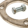 Load image into Gallery viewer, Hedman Hedders 2-1/2 in S/S Gasket-Style Header Reducers For 2-1/2 in Exhaust - Back View