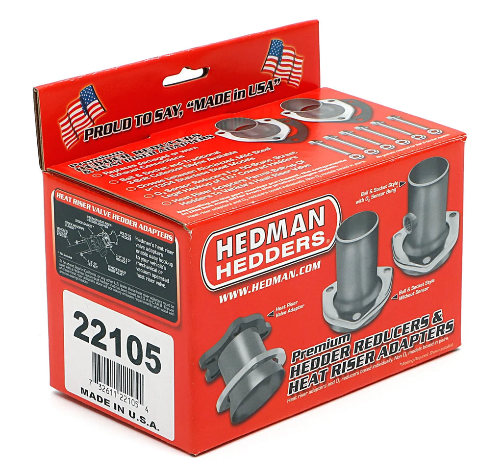 Hedman Hedders 2-1/2 in S/S Gasket-Style Header Reducers For 2-1/2 in Exhaust - Additional View 5