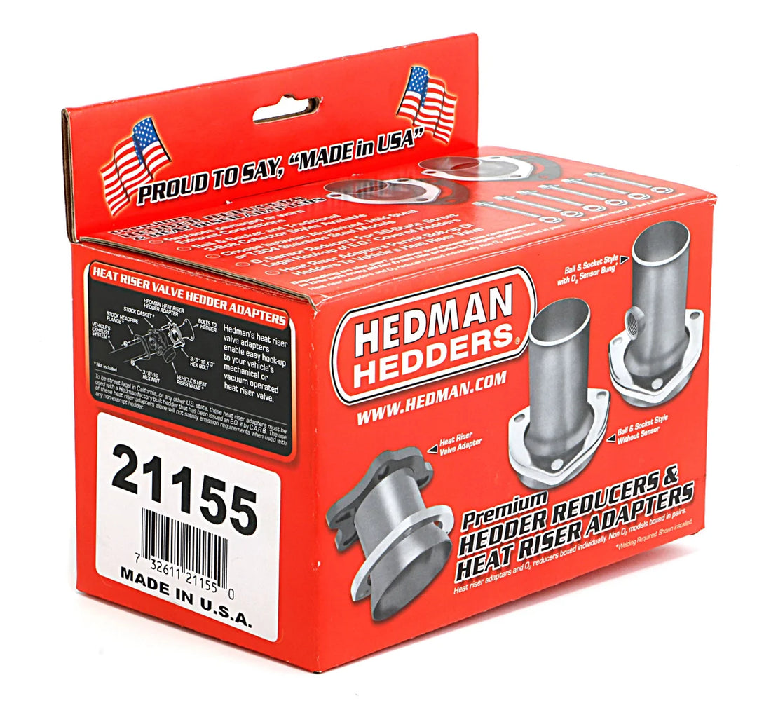 Hedman Hedders 2-1/2 in. Stainless, Ball-Style Header Collector Conversion Kit - Installation View