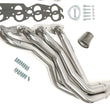 Load image into Gallery viewer, Hedman Hedders 2 IN. LONG-TUBE HEADERS - SILVER COATED 69136 fits 1967-1991 Gm TRUCK / SUV 396-502 2WD - Back View