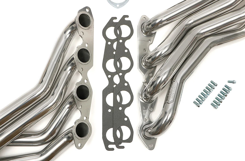 Hedman Hedders 2 IN. LONG-TUBE HEADERS - SILVER COATED 69136 fits 1967-1991 Gm TRUCK / SUV 396-502 2WD - Additional View 6