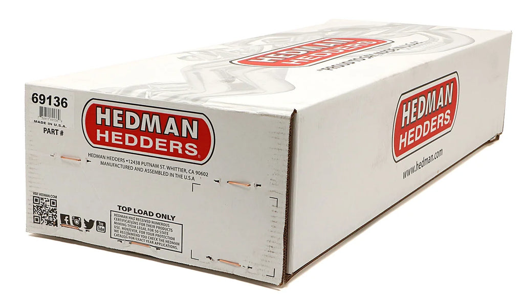 Hedman Hedders 2 IN. LONG-TUBE HEADERS - SILVER COATED 69136 fits 1967-1991 Gm TRUCK / SUV 396-502 2WD - Package Contents