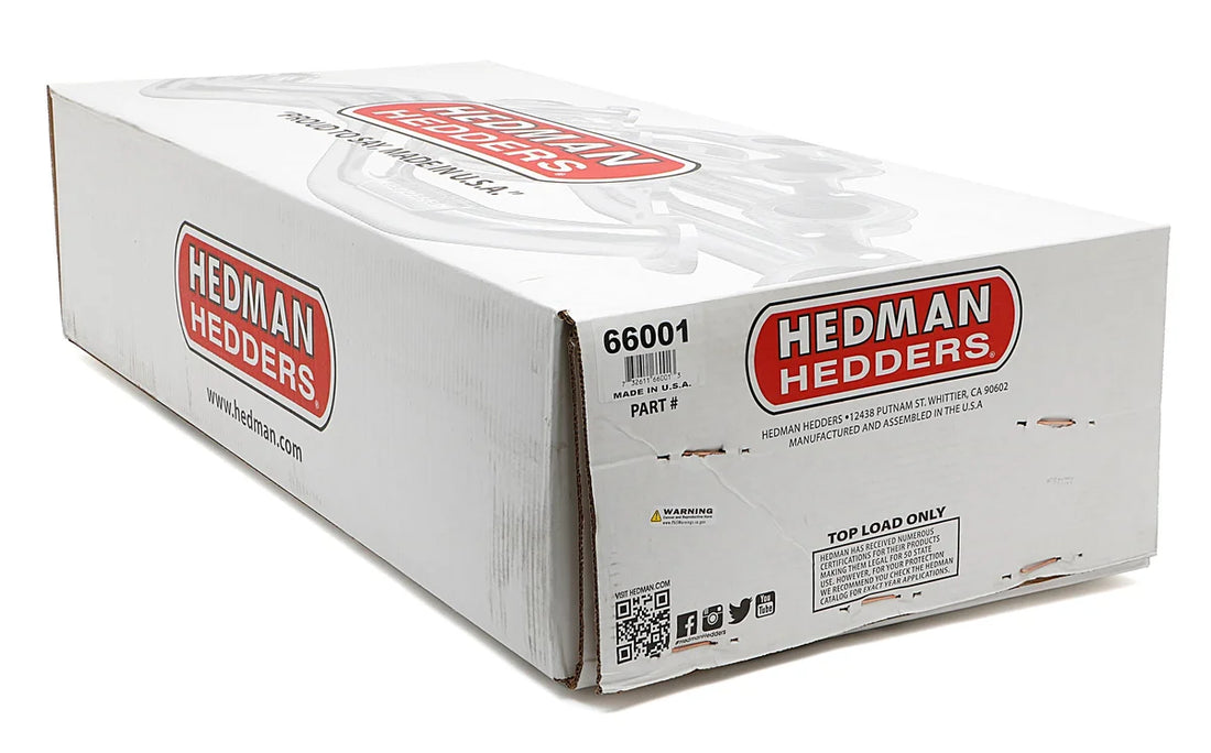 Hedman Hedders 2 in. Black Long-Tube Headers fits 1967-1969 Chevrolet Camaro / 1968 Chevrolet Chevy II / 1969-1974 Chevrol...
