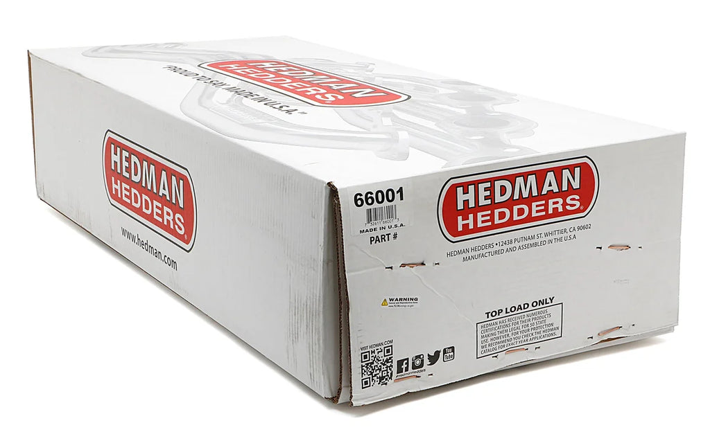 Hedman Hedders 2 in. Black Long-Tube Headers fits 1967-1969 Chevrolet Camaro / 1968 Chevrolet Chevy II / 1969-1974 Chevrol...