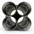 Load image into Gallery viewer, Hedman Hedders 3 1/2 in. SLIP-ON Header Merge Collector for 2 in. Tube Headers - Back View