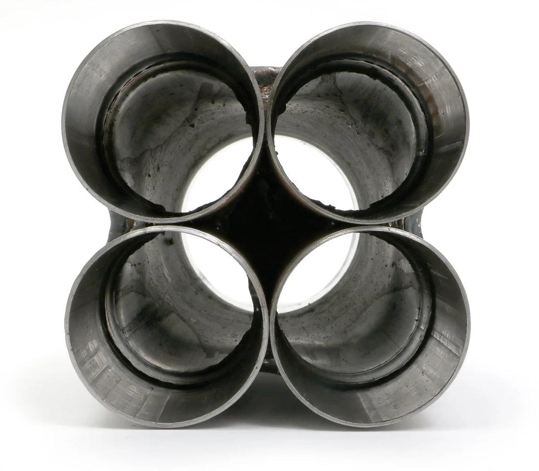 Hedman Hedders 3 1/2 in. SLIP-ON Header Merge Collector for 2 in. Tube Headers - Back View
