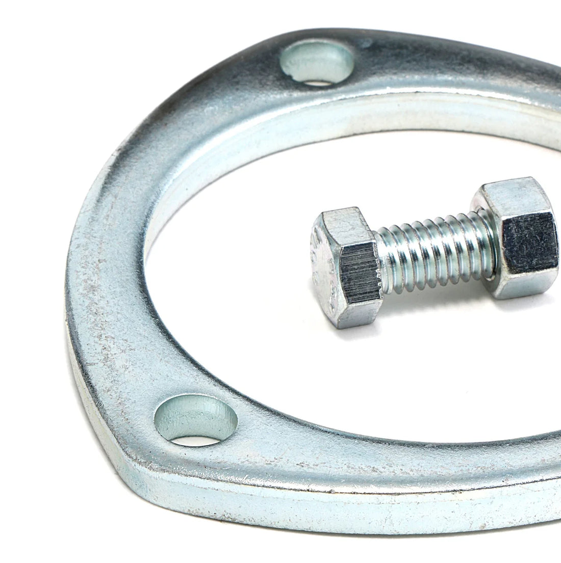 Hedman Hedders 3 in. 3-Bolt Flange Header Reducers; 3 in. Exhaust System; Aluminized - Back View