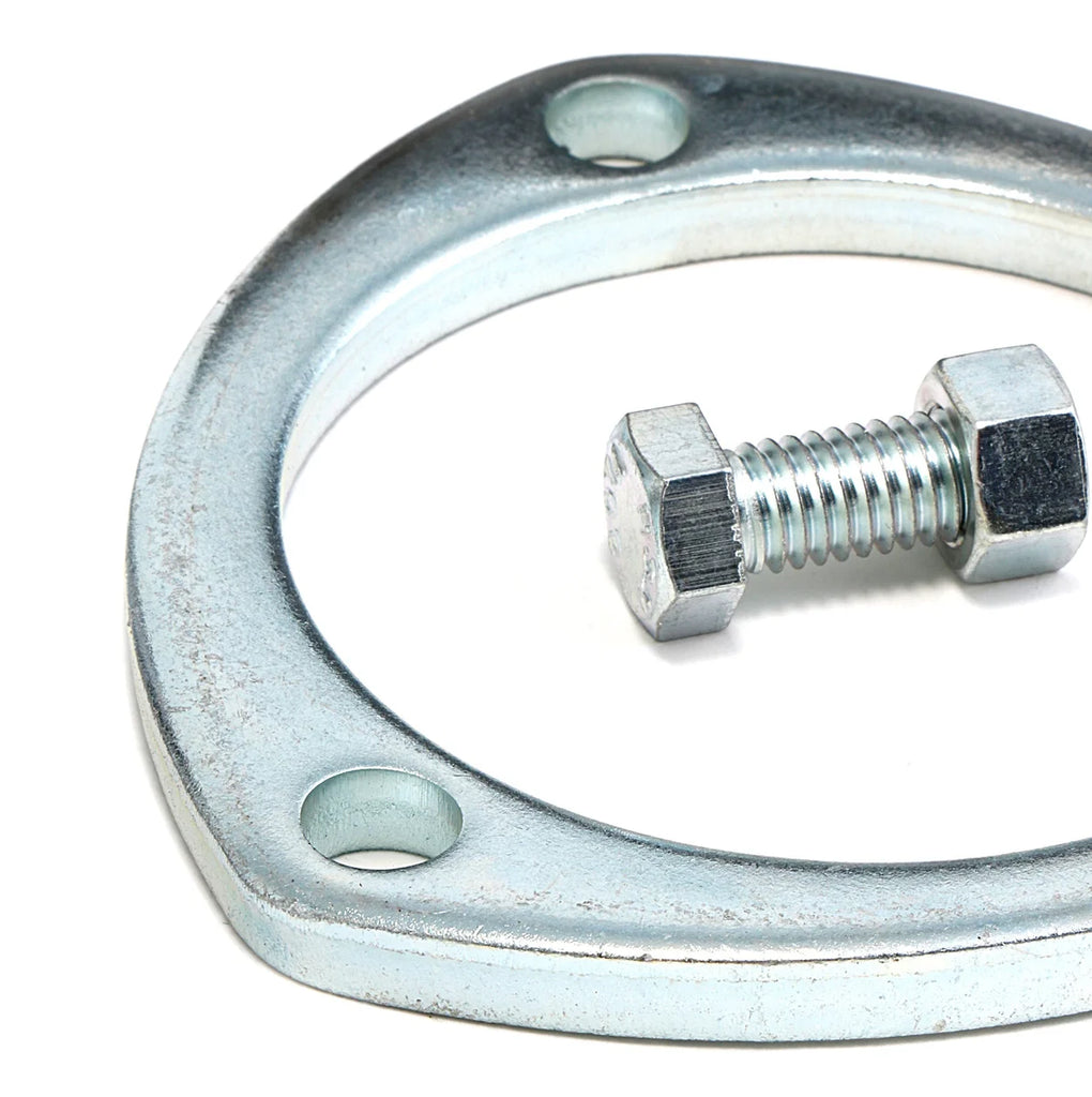 Hedman Hedders 3 in. 3-Bolt Flange Header Reducers; 3 in. Exhaust System; Aluminized - Back View
