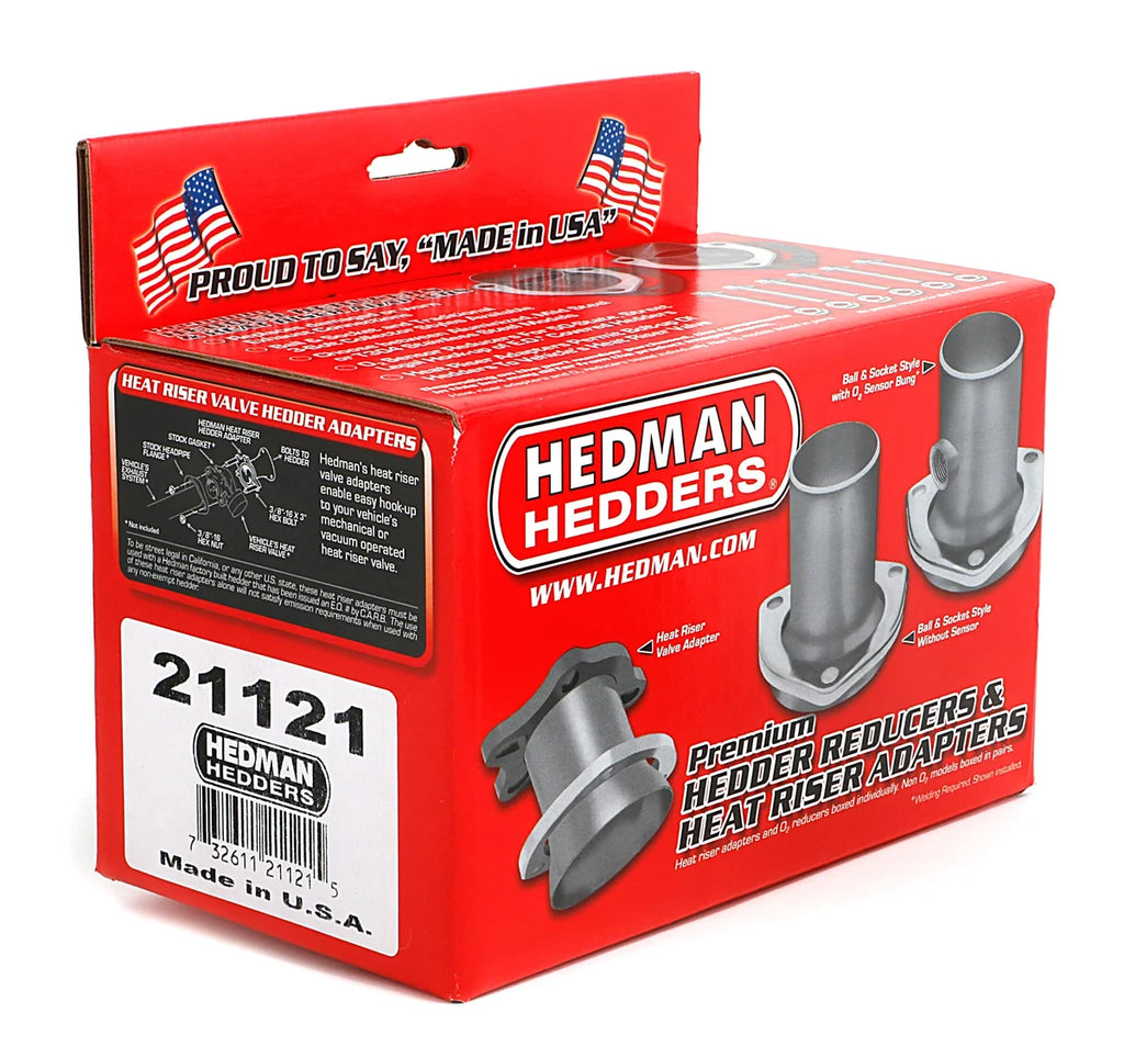 Hedman Hedders 3 in. 3-Bolt Flange Header Reducers; 3 in. Exhaust System; Aluminized - Additional View 5