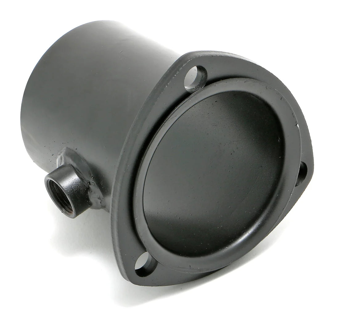 Hedman Hedders 3 in. Gasket-Style Header Reducer w/O2 Bung For 3 in. Exhaust - Back View