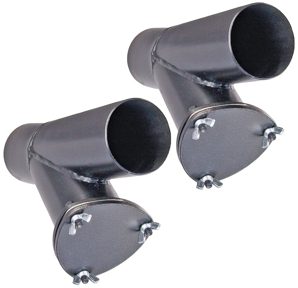 Hedman Hedders 3 in. QUICK-EZE Exhaust Cutouts From Hedman Hedders (1 pair) 16300 - Main Product View