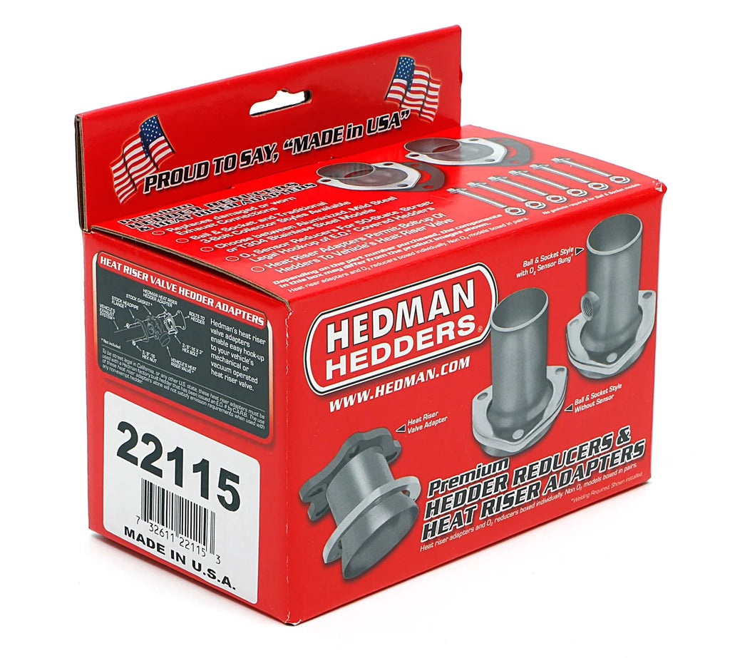 Hedman Hedders 3 in. Stainless Ball-Style Header Reducers For 2-1/2 in. Exhaust - Additional View 5