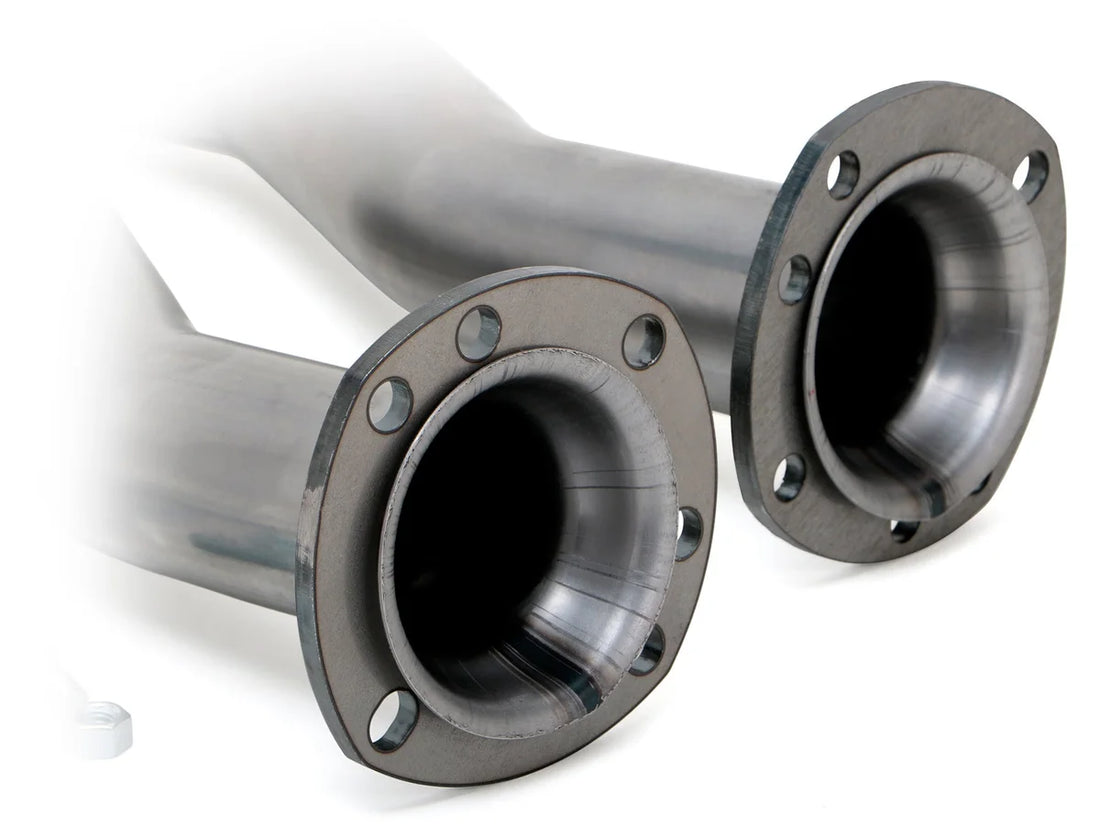 Hedman Hedders 3 in. UNI-FIT Header X-Tensions For 2-1/4 in. Exhaust Systems - Back View